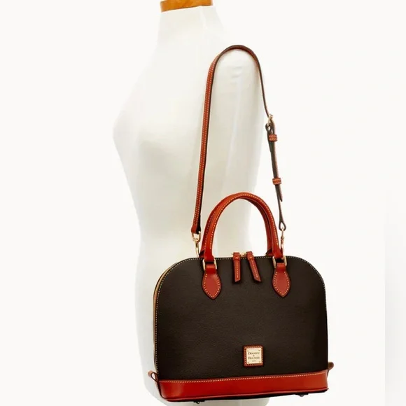 Dooney & Bourke | Pebble Grain Zip Zip Satchel - Picture 2 of 9